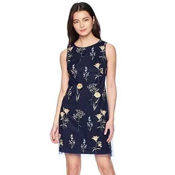 Dresses | Jessica Howard Embroidered Floral Dress | Poshmark